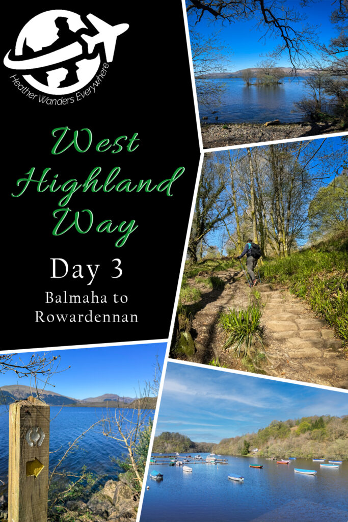 West Highland Way: Day 3 –  Balmaha to Rowardennan