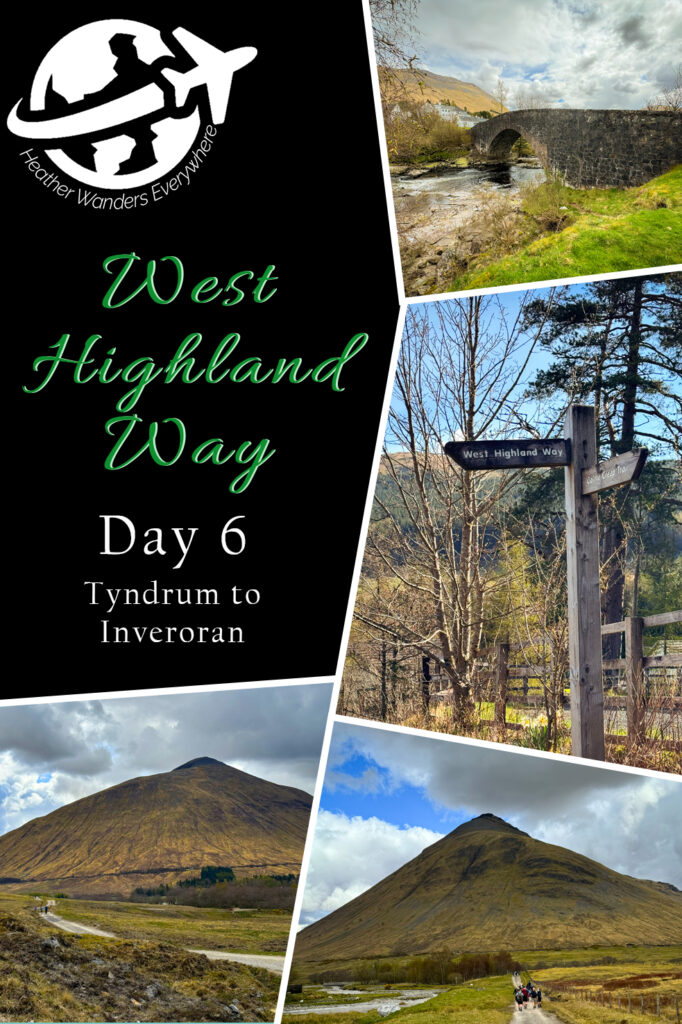 West Highland Way: Day 6 – Tyndrum to Inveroran