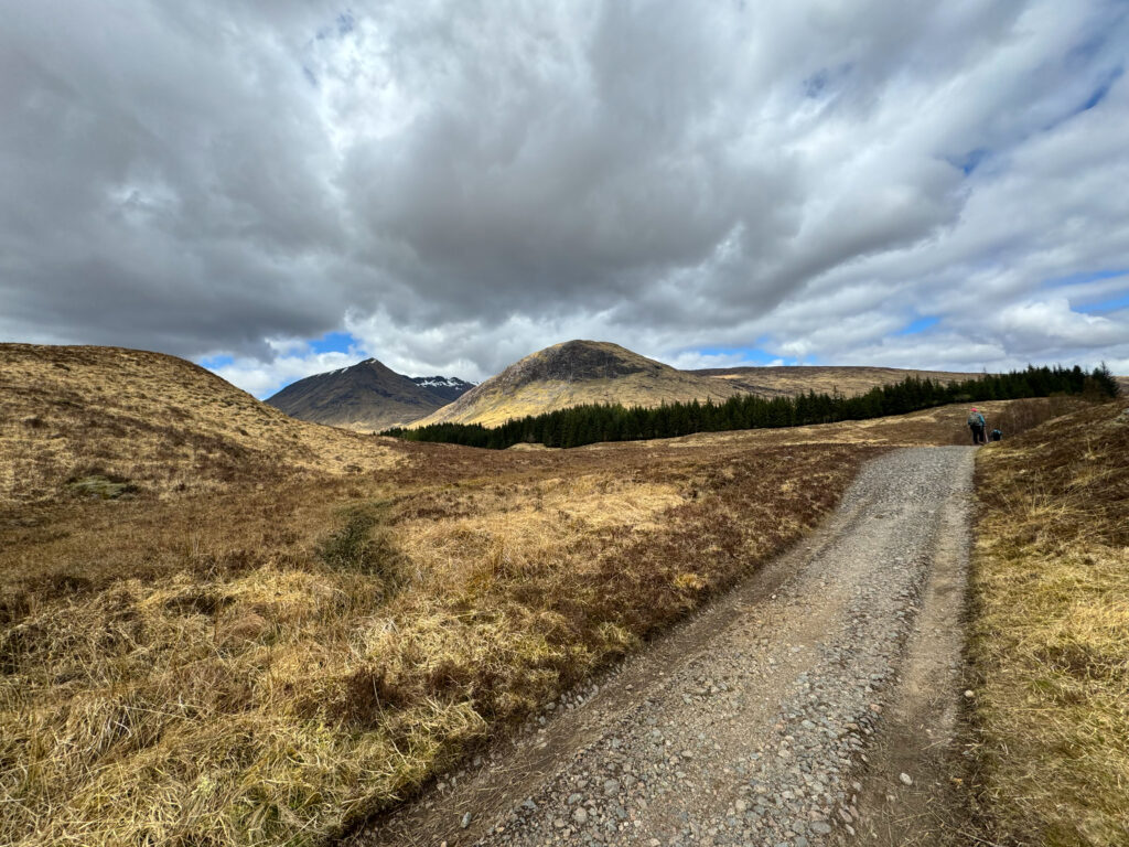 Vast expanse of Rannoch Moor along the West Highland Way